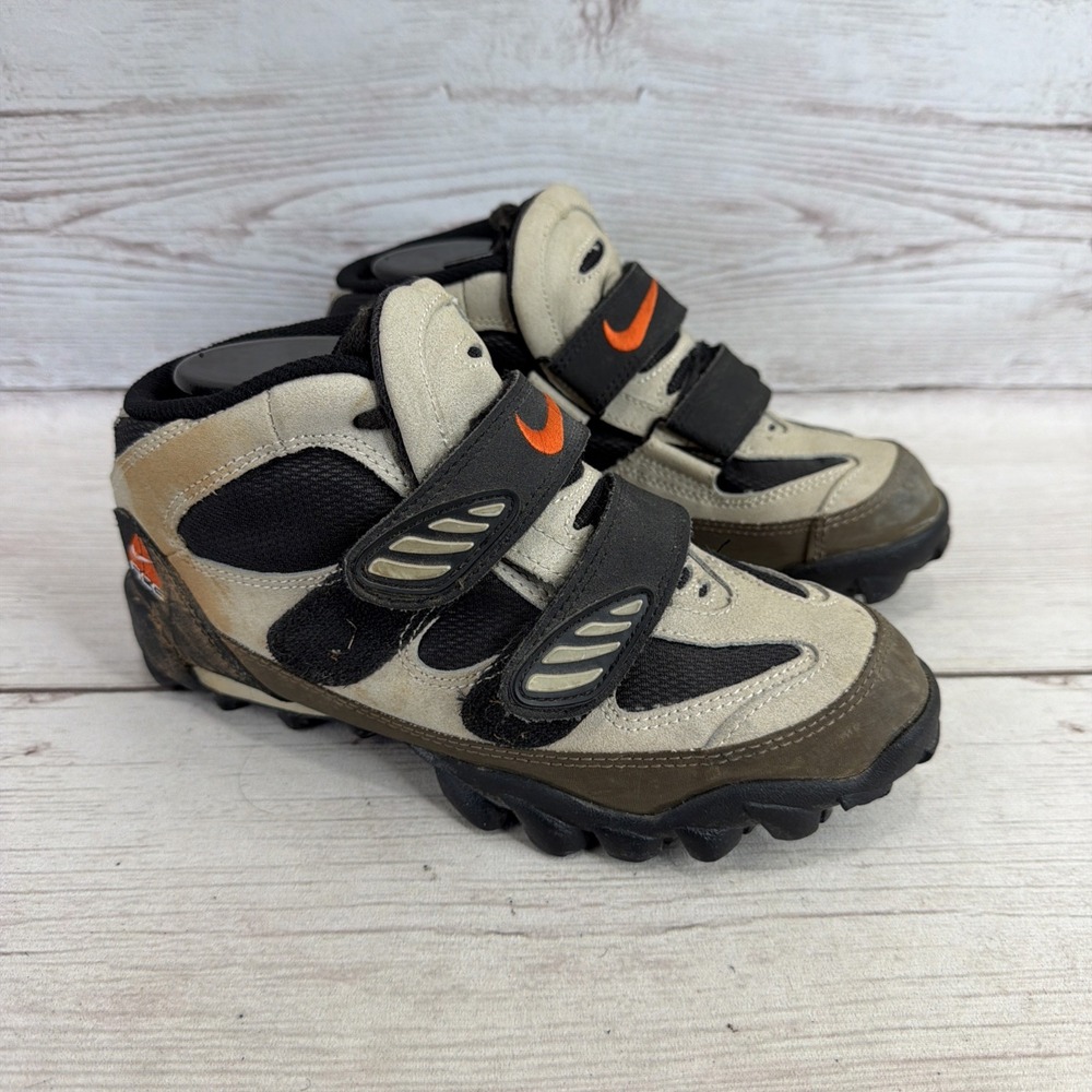 Nike ACG MTB Cycling Shoes Men's 6 Mountain Bike Cleats Gray Black Very Good